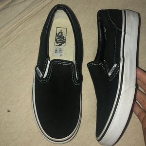 Black Slip on Vans